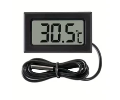 Mini skaitmeninis lauko temperatūros termometras su LCD ekranu
