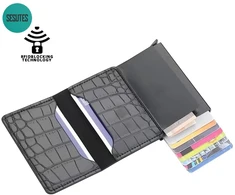 Minimalistinė piniginė , kortelių dėklas, anti vagystės , RFID blokavimas , Sesutes , 1 vnt