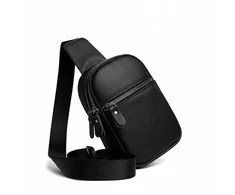 Natūralios odos rankinė , BlackZip1