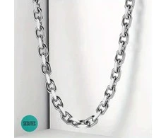 Titano plieno grandinėlė 60 cm ir apyrankė 20 cm , 7 mm pločio