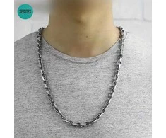 Titano plieno grandinėlė , 8 mm pločio, 60 ​​cm ilgio