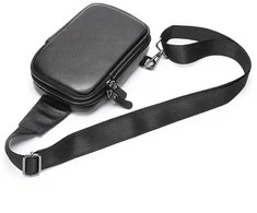 Vyriška, natūralios odos rankinė , BlackZip