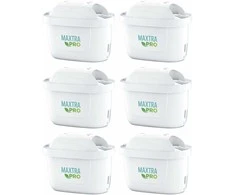 6x vandens filtro kasetė, skirta "Brita Maxtra PRO Pure Performance" vandens ąsočiui