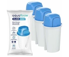 Aquafloow ClassMag vandens filtras su Magniu, skirtas Brita Dafi Classic ąsočiams, 3vnt