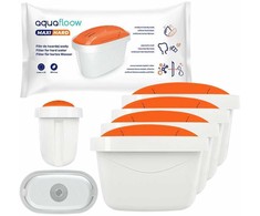 4x AquaFloow Maxi kieto vandens filtras kieto vandens filtravimo ąsočiams.