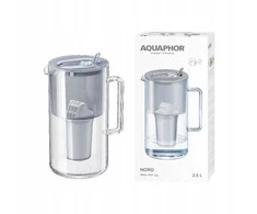 Aquaphor Nord A5 Pilkas Glass filter jug, pilkas