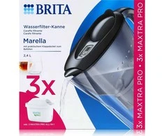 Brita Marella ąsotis 2,4L su 3 Maxtra filtrais, pilkas