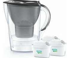 Brita Marella ąsotis 2,4L su 3 Maxtra filtrais, pilkas