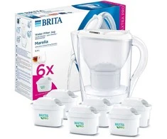 Brita Marella vandens ąsotis 2.4L ir Maxtra Pro+ filtrai, 6 vnt.