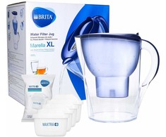 MARELLA XL ąsotis 3,5l, mėlyna + Brita Maxtra+ Pure Performance, 4 vnt.