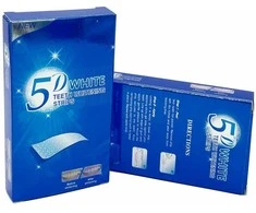 Dantų balinimo juostelės 5D Whitening, 14 vnt.
