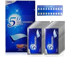 Dantų balinimo juostelės 5D Whitening 14vnt/7 poros