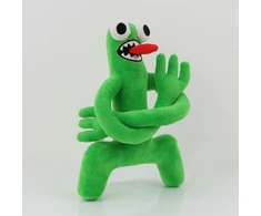 Happyjoe Minkštas pliušinis žaislas Rainbow friends, žaliasis ilgarankis, 30cm