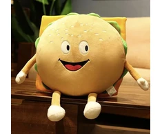 Pliušinis žaislas HappyJoe Mėsainis, 30 cm