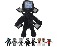 Pliušinis žaislas HappyJoe Skibidi Toilet, TV Man Titan, 25cm