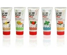 Remineralizuojantis dantų kremas, penki skoniai, GC MI Paste Plus, 35 ml x 5 vnt.