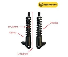 Riedis Electric S8x priekiniai amortizatoriai, dešinė