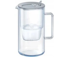 Stiklinis vandens filtras Aquaphor Glass, 2,5 l. pilkas