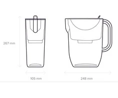Vandens filtravimo ąsotis Aquaphor Vita A5, 3,5L, baltas