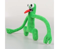 Select 1vnt 30 cm pliušiniai, iš Rainbow Friends pliušiniai žaislai gerbėjams ir draugams Gražūs pliušiniai gyvūnai pliušinės lėlės (žalia)-A-WELLNGS