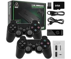 20000+ 4k Hdmi TV vaizdo žaidimų „Stick“ retro žaidimų konsolė su 2 belaidžiu valdikliu 4k žaidimų lazda, 100% nauja TAO Db 64g