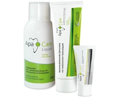 Apacare Rinkinys spindinčiai šypsenai, 1 x 75ml, 1 x 200 ml, 1 x 20 ml, 3vnt