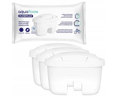 Aquafloow FlowFlux vandens filtro kasetė, skirta filtro ąsočiui - 3 vnt