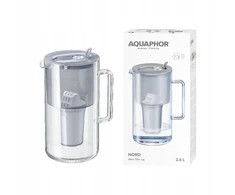Aquaphor Nord A5 Pilkas Glass filter jug, pilkas