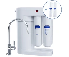 Aquaphor RO-101S Morion atvirkštinio osmoso sistema su papildomu K2 + K5 filtrų rinkiniu