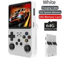 Atvirojo kodo R36S retro delninė žaidimų konsolė 3,5 colio IPS ekranas Linux 3D dvigubos sistemos nešiojamas vaizdo grotuvas, palaikymas 15 000 ir daugiau žaidimų