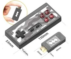 Belaidė klasikinių retro TV žaidimų konsolė Data Frog Y2HD Plus, 1800+ skirtingų žaidimų