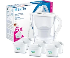 Brita Marella vandens ąsotis 2.4L ir Maxtra Pro+ filtrai, 6 vnt.