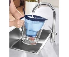 Brita Marella vandens ąsotis 2,4L, juodas su 1 kasete