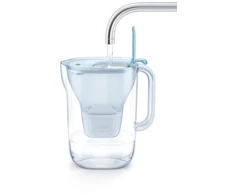Vandens filtravimo ąsotis BRITA Style Eco 2.4L, mėlynos spalvos su 2x MAXTRA PRO filtrais +DOVANA Brita gertuvė