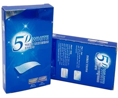 Dantų balinimo juostelės 5D Whitening, 14 vnt.