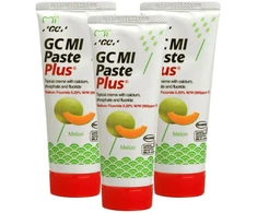 Dantų pasta su fluoru GC Mi Paste Plus Recaldent, melionų skonio, 35 ml, 3 vnt.