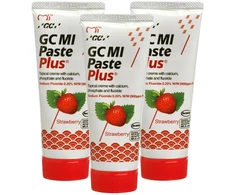 Dantų pasta su fluoru GC Mi Paste Plus Recaldent, braškių skonio, 35 ml, 3 vnt.