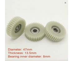 Elektrinio dviračio variklio nailoniniai krumpliaračiai 36T, 4.7x1.35cm/8mm (3vnt)