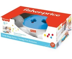 Formelių rūšiuoklis-vėžlys, su ratukais, Dolu Fisher Price, 1804