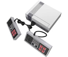 „GameBox R6“ 8 bitų retro TV AV RCA analoginė žaidimų konsolė su dviem valdikliais ir 620 integruotų žaidimų