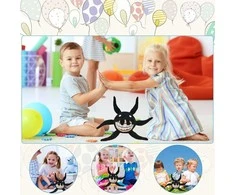 Happyjoe Minkštas pliušinis žaislas Monster Horror Juodas, 30cm