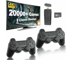 HappyJoe Plug &amp; Play 20000+ Games, 4K HDMI, 64GB