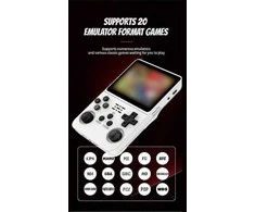 HappyJoe R36S, 128GB, balta, 20000+ Games, 3.5" IPS Screen, Linux