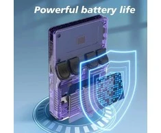 HappyJoe R36S, 64GB, violetinė, 10000+ Games, 3.5" IPS Screen, Linux