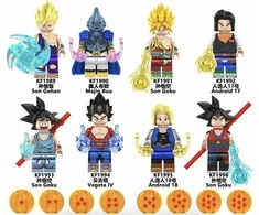 Konstruktorius Dragon Ball Son Goku figūrėlė HeroBricks, 5cm