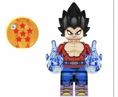 Konstruktorius Dragon Ball Son Goku figūrėlė HeroBricks, 5cm