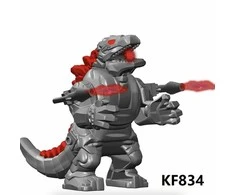 Konstruktorius Godzilla figūrėlė HeroBricks, 10 cm