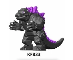Konstruktorius King Kong vs Godzilla figūrėlė HeroBricks, 9cm