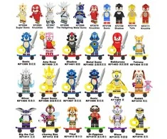 Konstruktorius Sonic the Hedgehog figūrėlė HeroBricks, 5cm