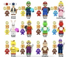 Konstruktorius Super Mario Princess Peach figūrėlė HeroBricks, 5cm